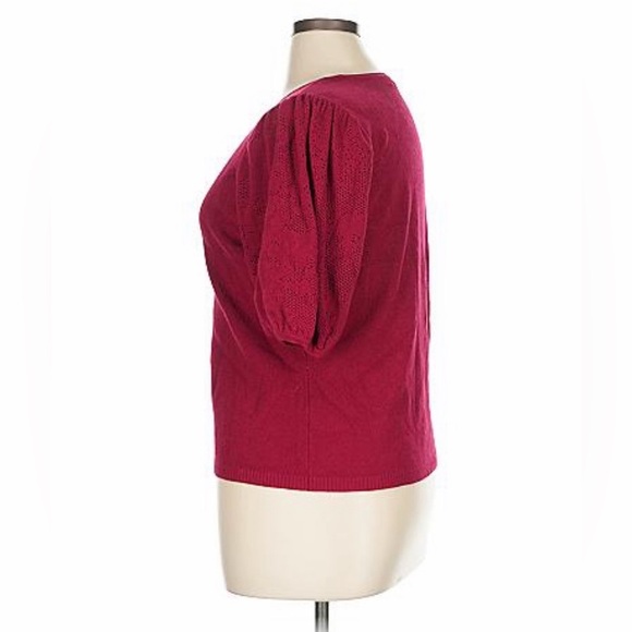 NWOT Ophelia Roe Puff Sleeve Sweater - Picture 6 of 8